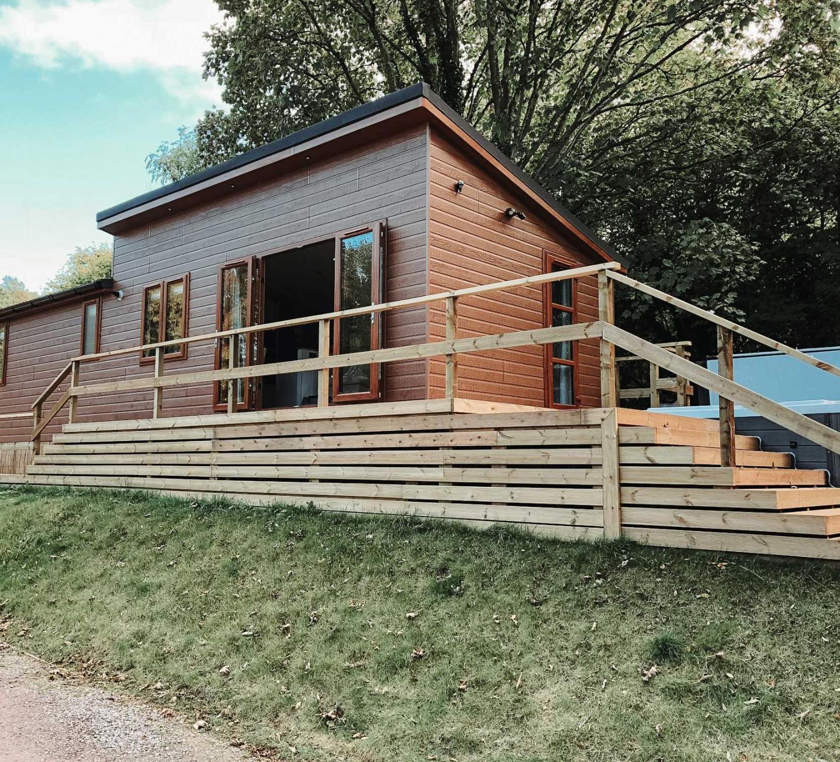 Herons Lake Retreat Hot Tub Lodges Caerwys Екстериор снимка